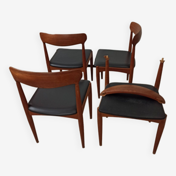 chaises scandinaves teck johannes andersen