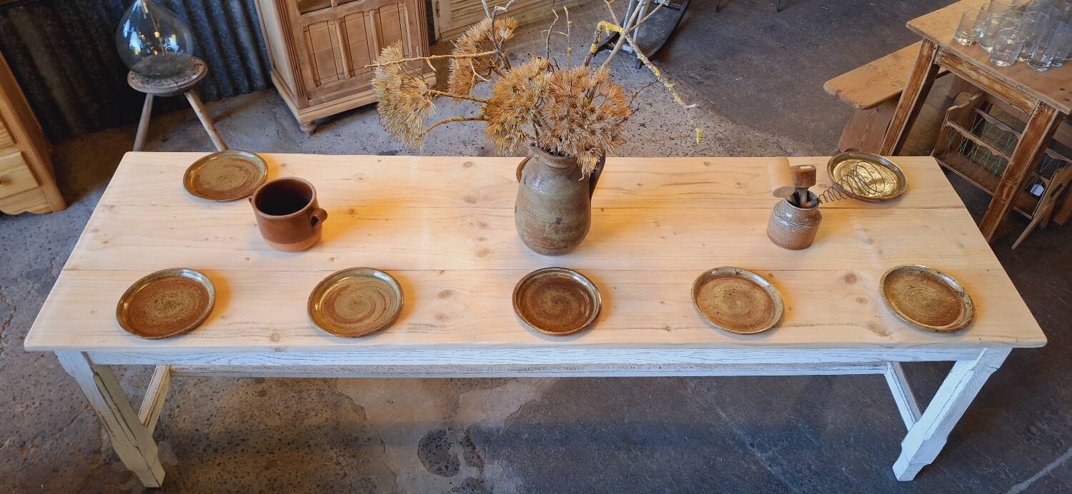 Old farmhouse table