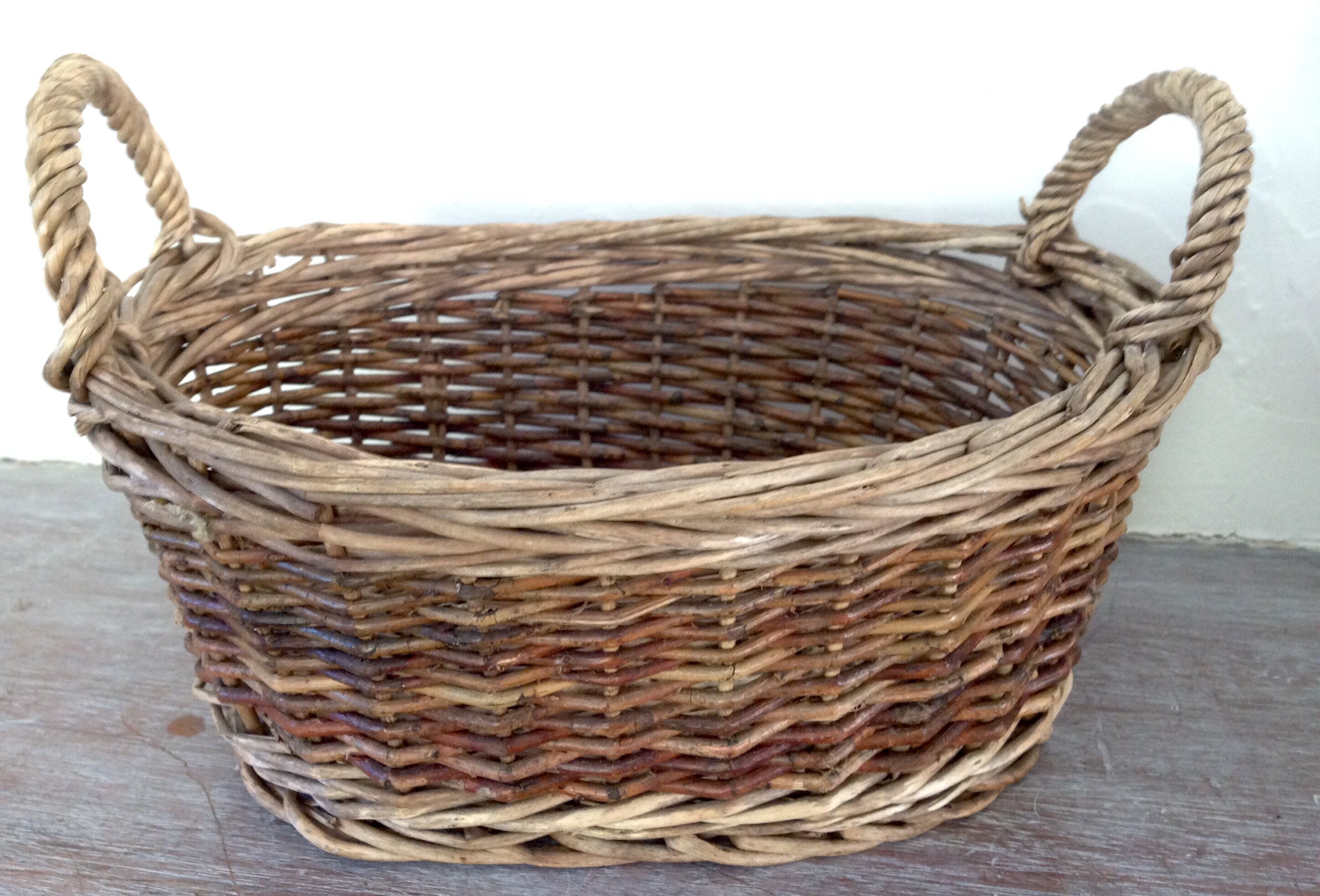 Trio de petits paniers anciens