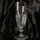 6 antique crystal champagne flutes and stemmed glasses