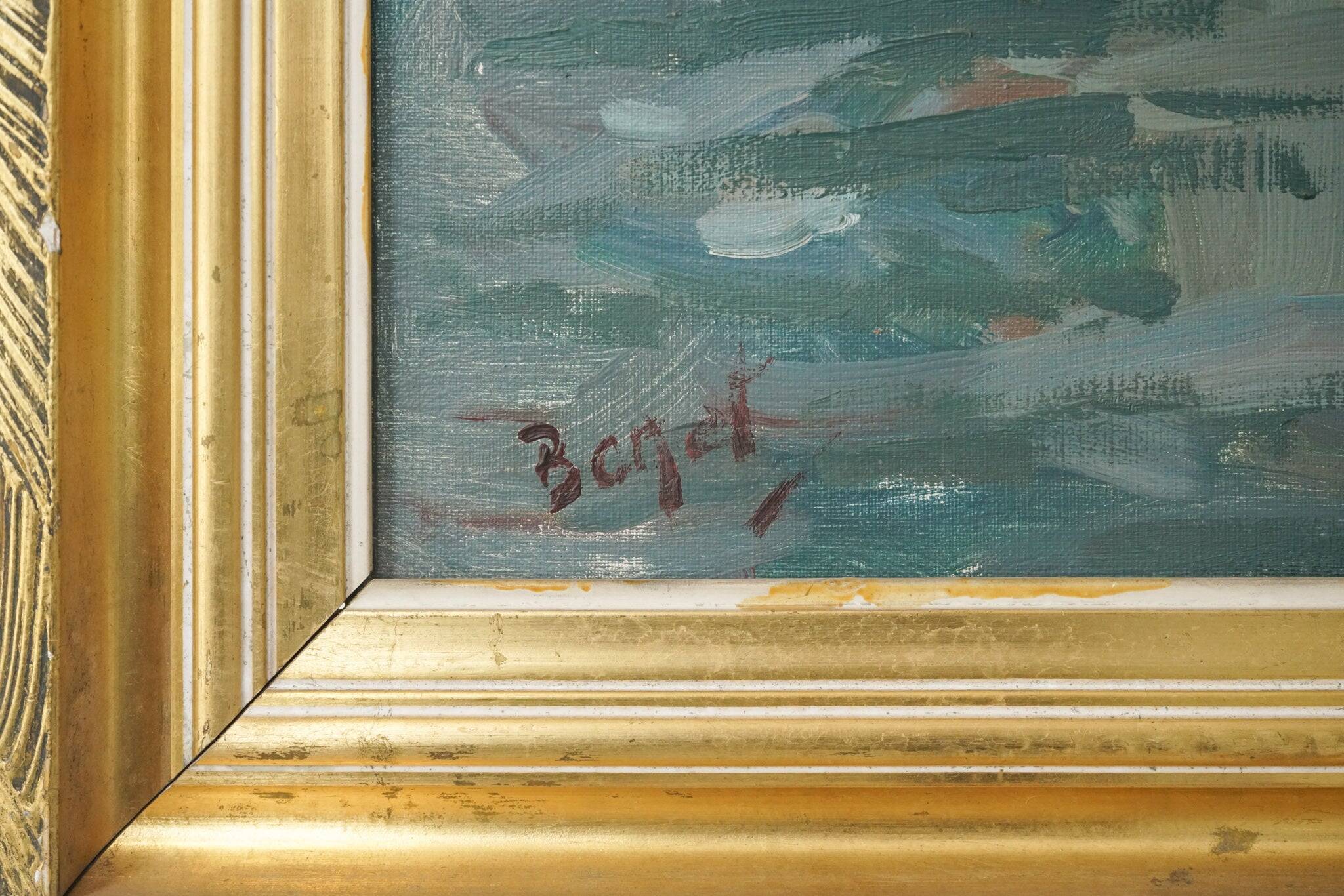 Rincón típico de pasajes san sebastian guipuzcoa - Large Post Impressionist Study