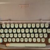 Old typewriter Hermes 8 standard