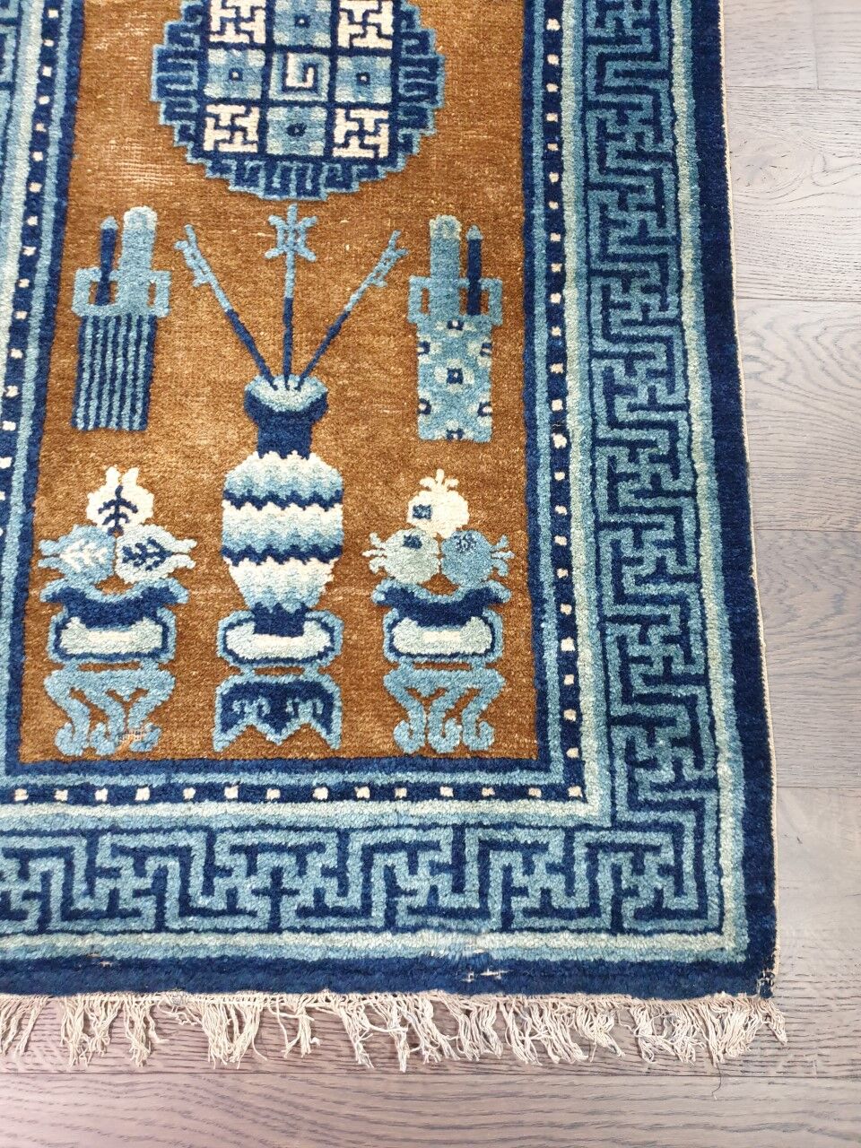Antique Handmade Chinese Rug