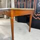 Directoire style flat desk in cherry wood