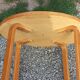 1970s Scandinavian-style coffee table in birch veneer.