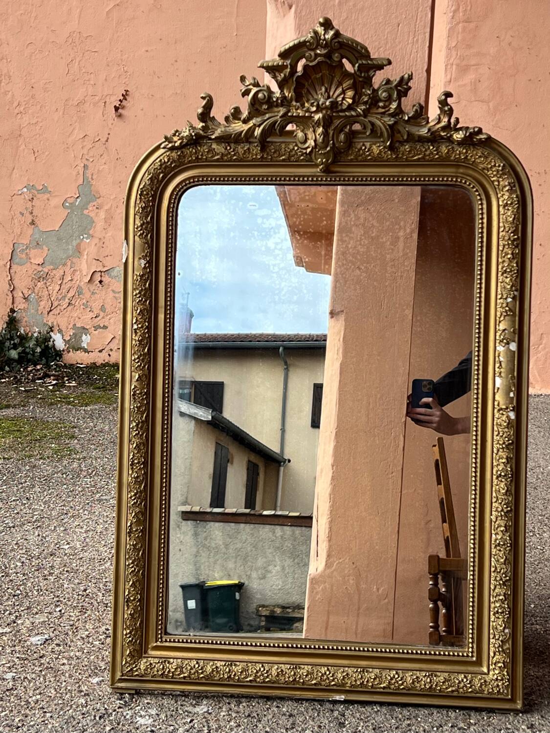 Large Louis Philippe mirror