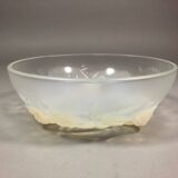 Glass cup by Edmond Etling 1930s Art Deco