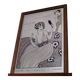 Coiffure screen-printed mirror 88.5cm x 63.5cm