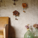 Old wooden flower pad