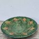 Large terracotta rooster salad bowl