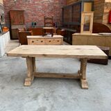 Solid oak farmhouse table