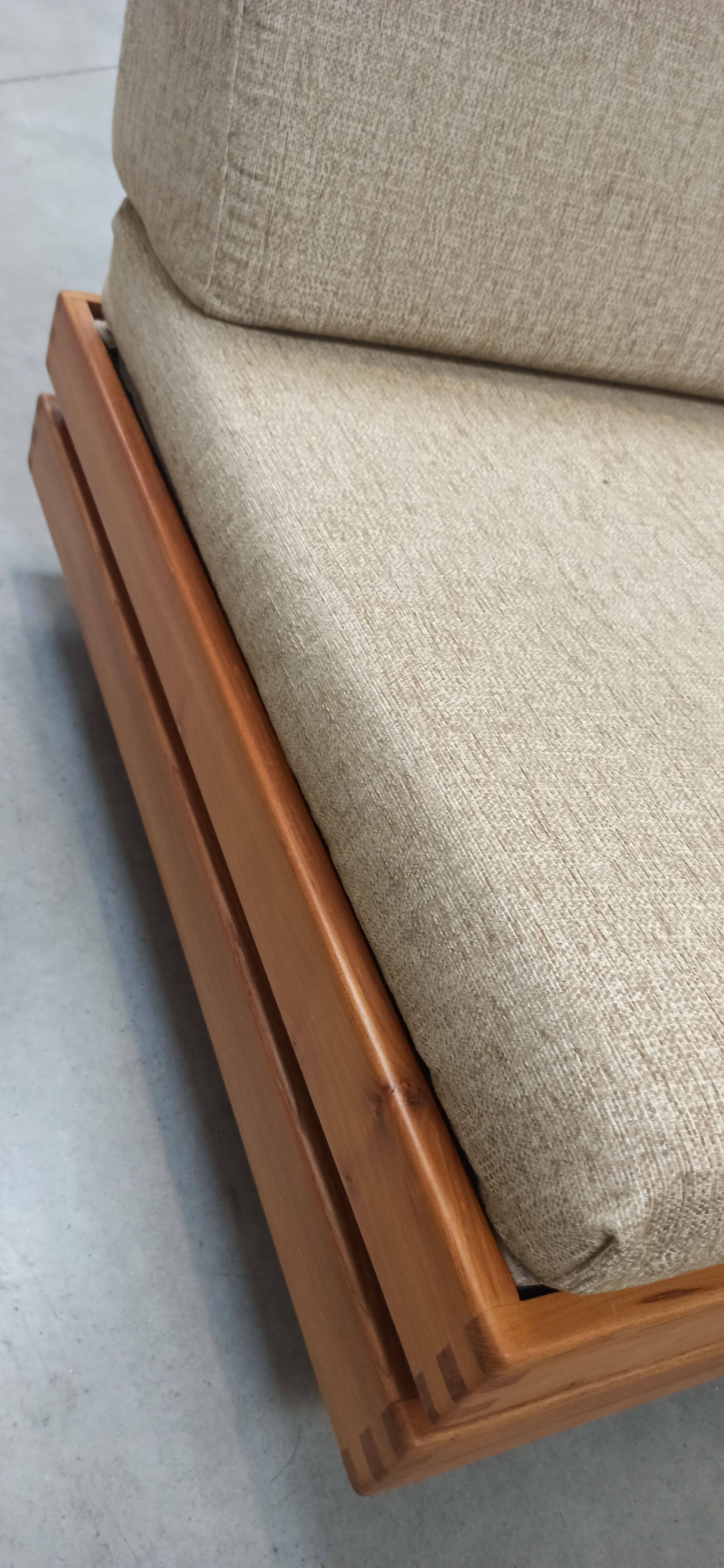 Elm sofa Maison Regain, 60's