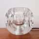 Midcentury Table Lamp Peill & Putzler Ice Cube Glass, Germany, 1970s