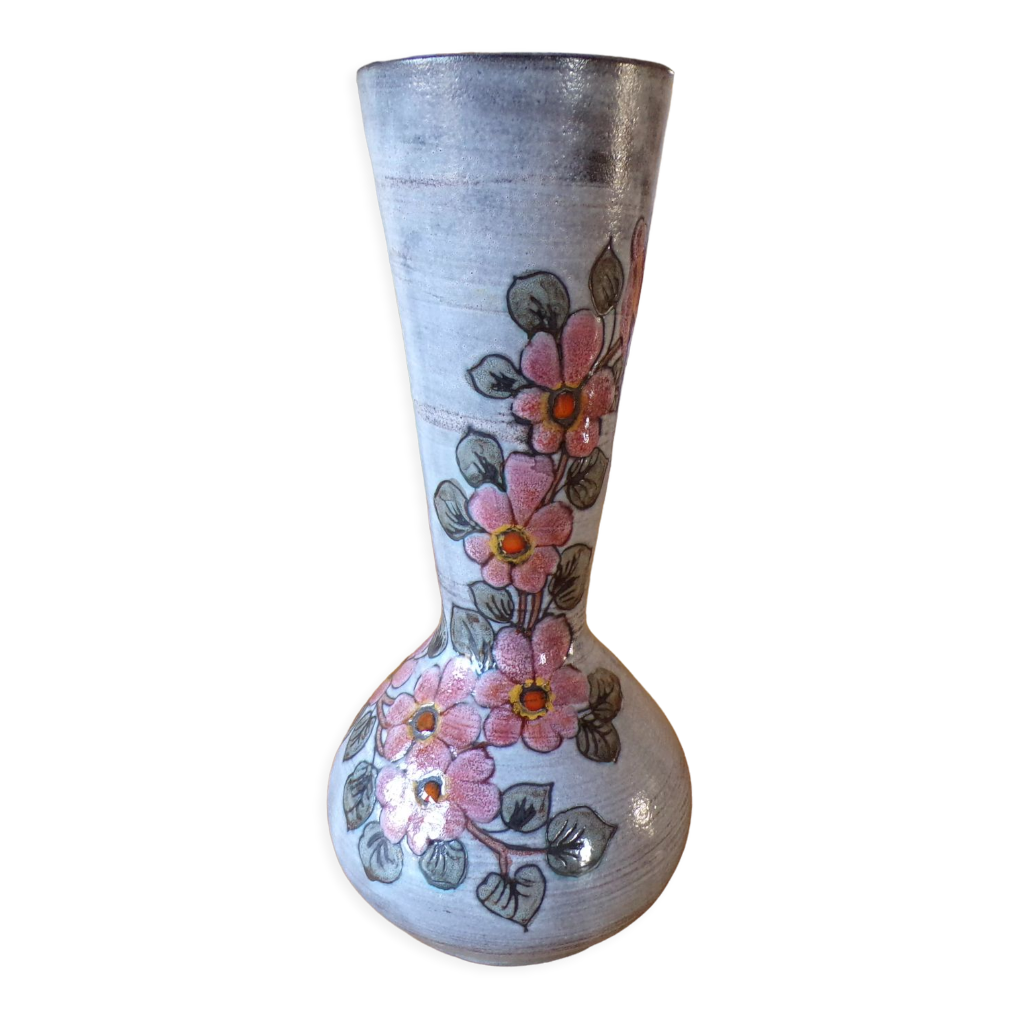 Vallauris vase signed Fonck and Mateo