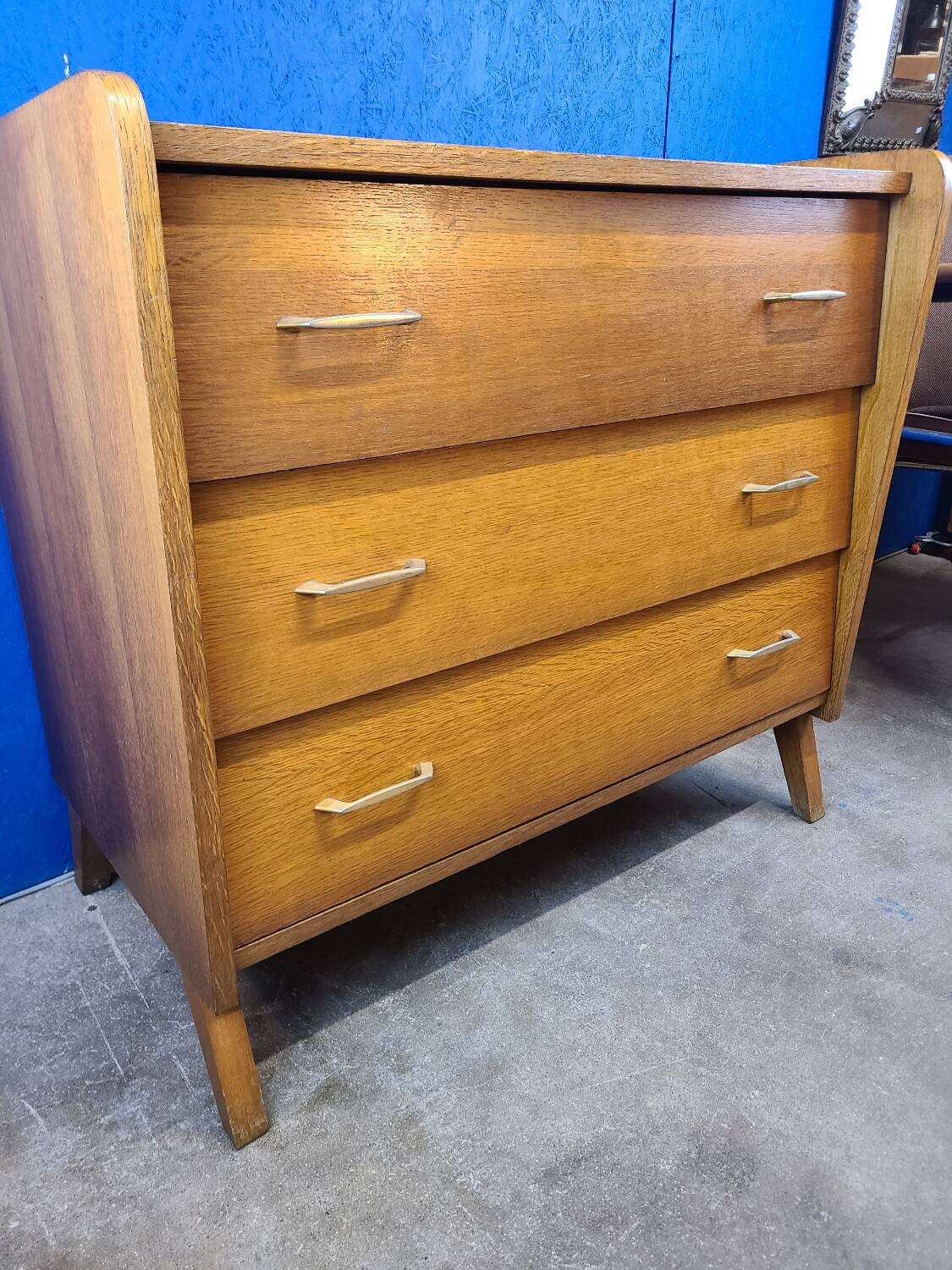 Vintage Scandinavian style chest of drawers. 60s