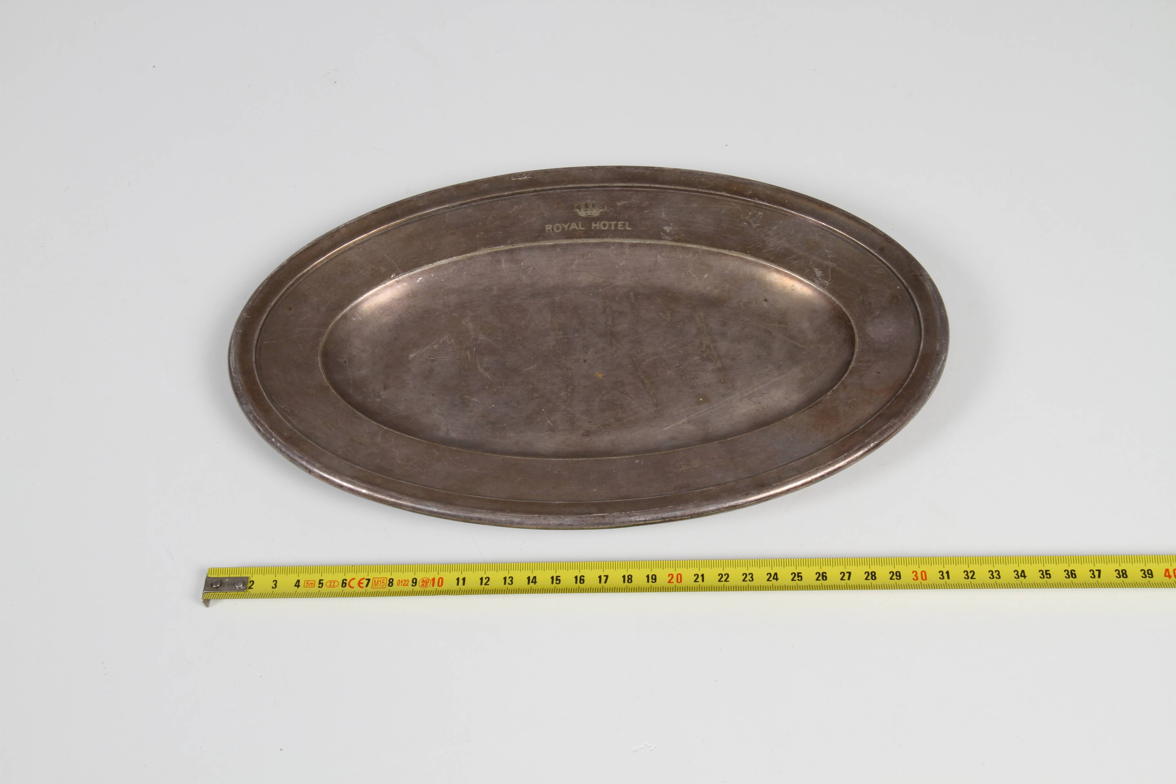 Christofle white metal dish