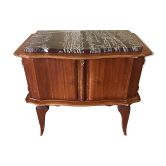 Low furniture with marble