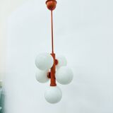 Mid-century atomic sputnik pendant lamp , 1970s