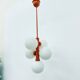 Mid-century atomic sputnik pendant lamp , 1970s