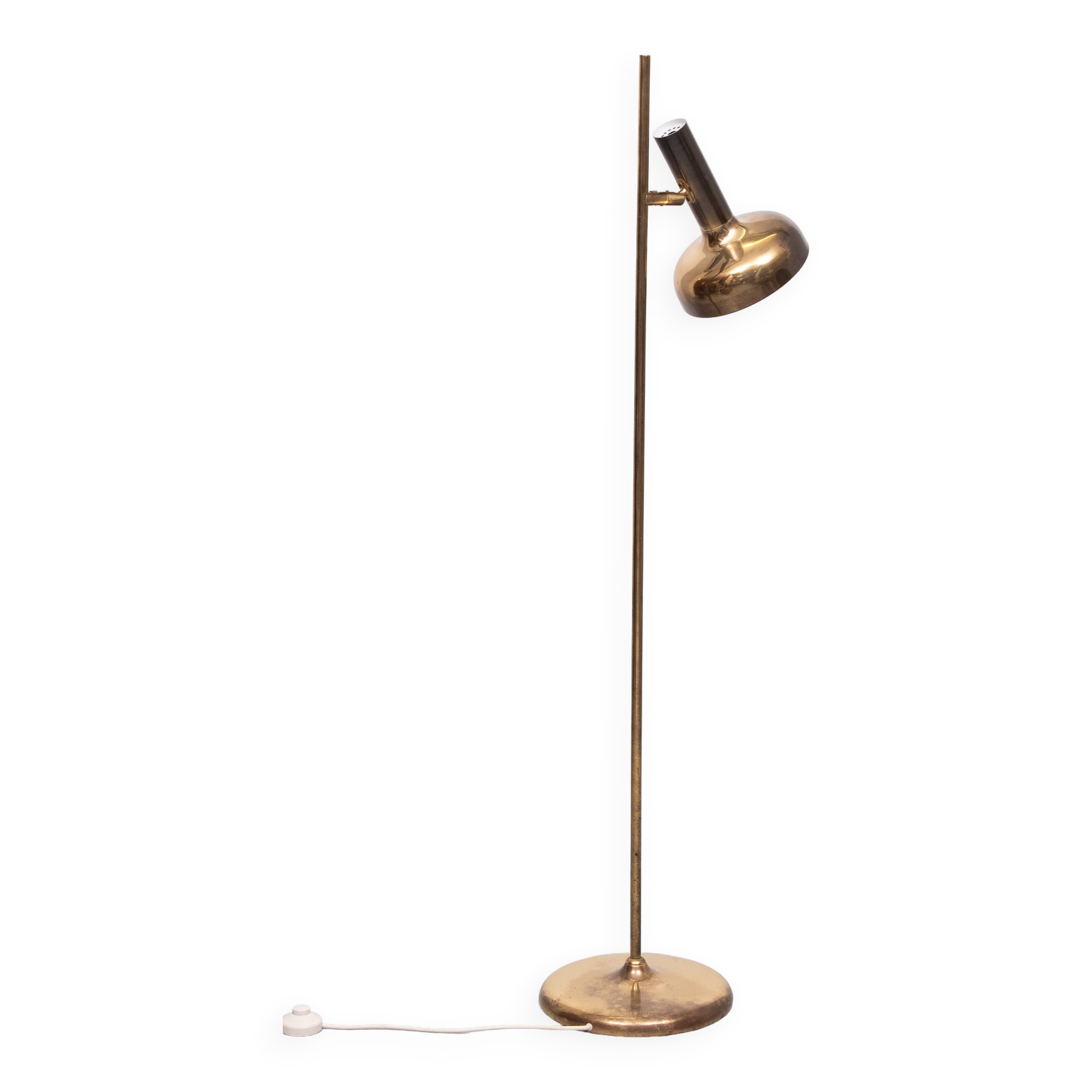 Sölken Leuchten Brass Floor lamp. Germany 1970s