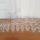 Service verres, carafe et pichet 33 pièces