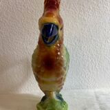 Antique earthenware pitcher Saint-Clément – Parrot model