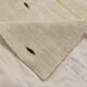 Beige & Cream Polka Dot Pattern Kilim Rug, 164x225Cm