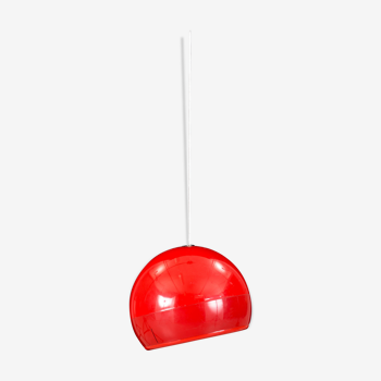 Lamp Artemide Pallade red, 70s