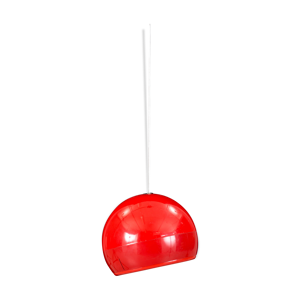 Lampe Artemide Pallade rouge, années