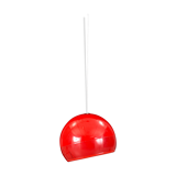 Artemide Pallade red lamp, 70s