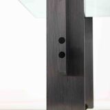 'Florian' coffee table in steel by Carlo Scarpa