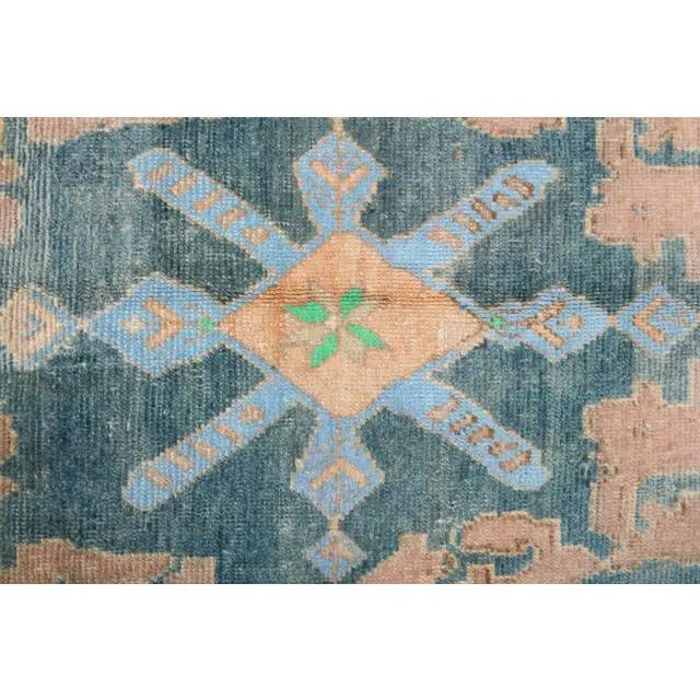 1940s Vintage Turkish Hand-Knotted Area Rug 228x303