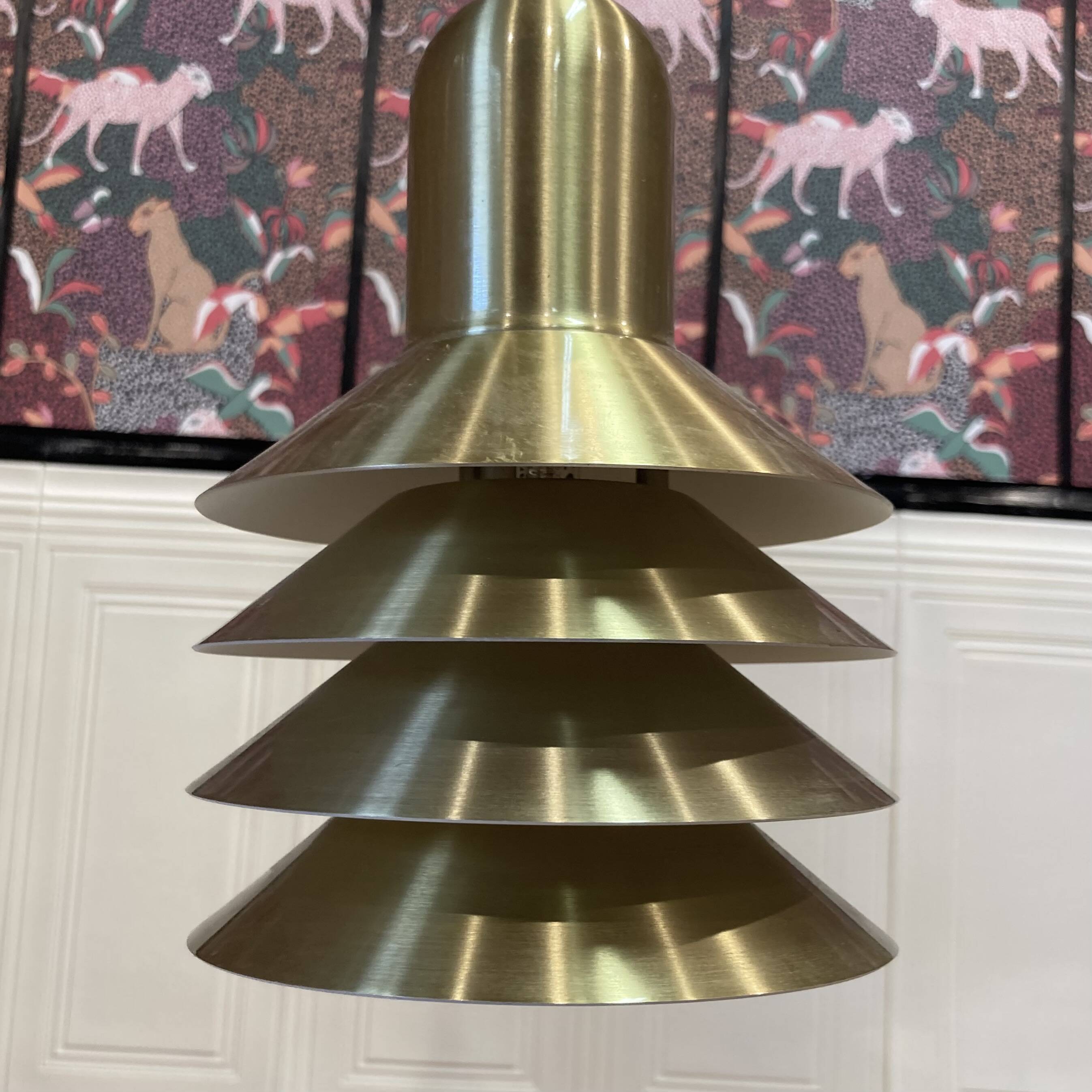 SCANDINAVIAN METAL SUSPENSION DESIGN 1960.