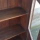 Old wooden glass cabinet
