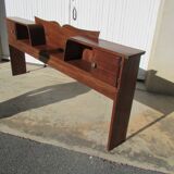 Cosy, art deco bedroom furniture in solid walnut