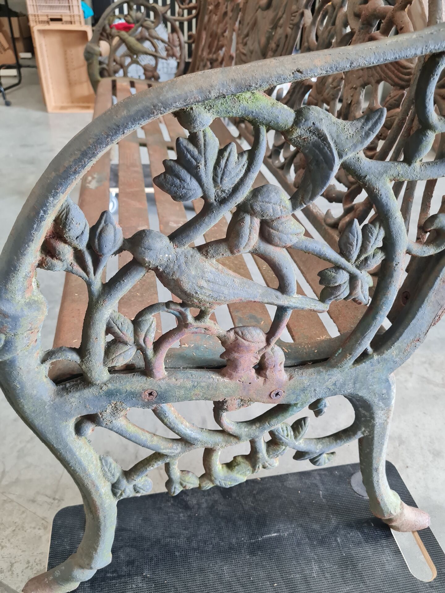 Banc en fonte