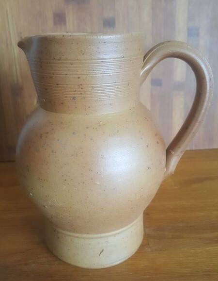 Pichet en grès brut vintage 1,5 L
