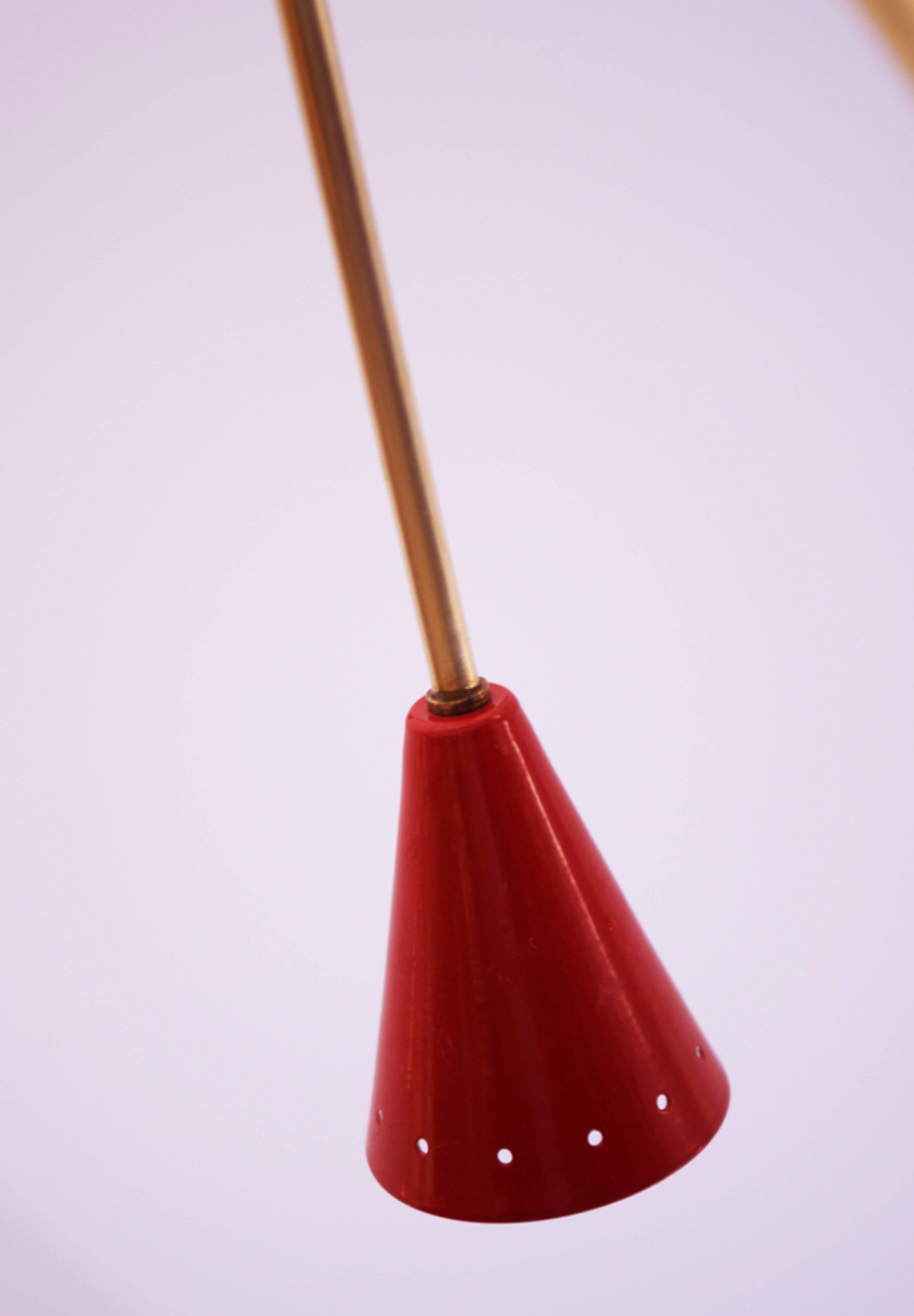 Sputnik chandelier 16 multicolored arms