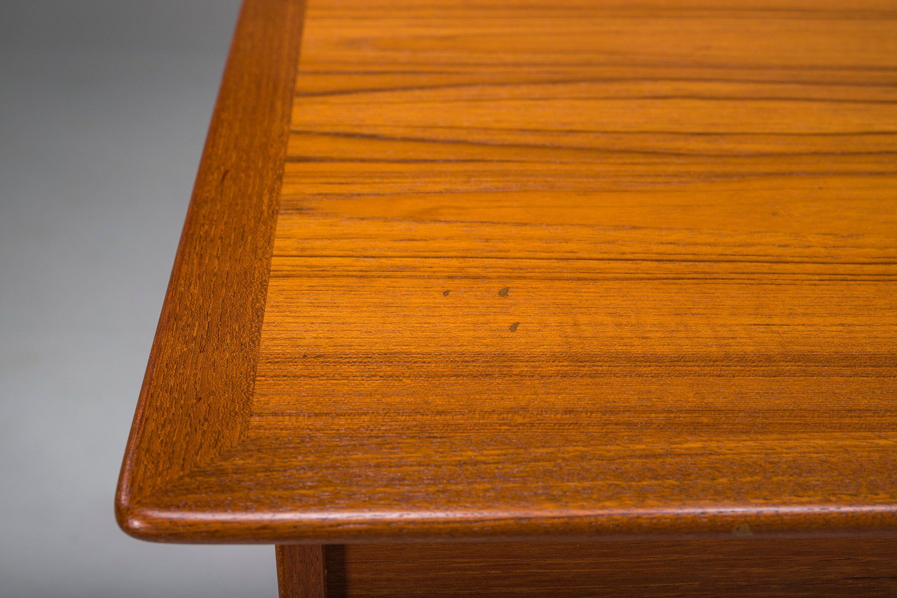 Bureau en teck en L de style mid-century moderne, années 1970