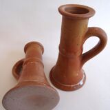 Pottery sandstone candle holders