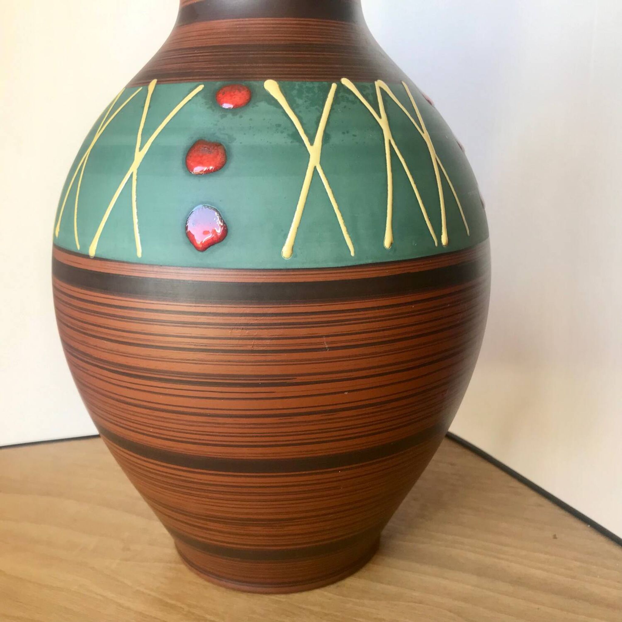 Grand vase céramique 40cm Carstens Tonnieschof 1960s