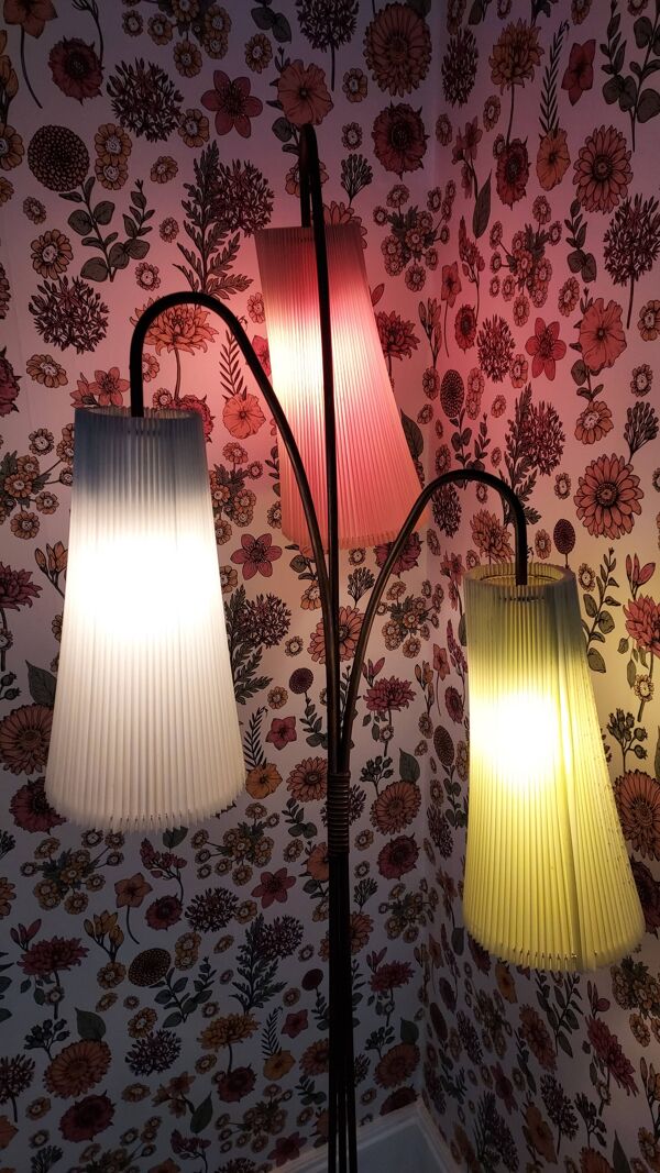 Lampadaire vintage 1950 des Freres Cosack Allemagne
