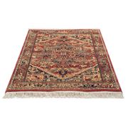 Tapis d'orient rouge 120x150 cm rouge