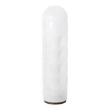 Carlo Nason. "Column" floor lamp in opalescent glass. 1970s/80s.