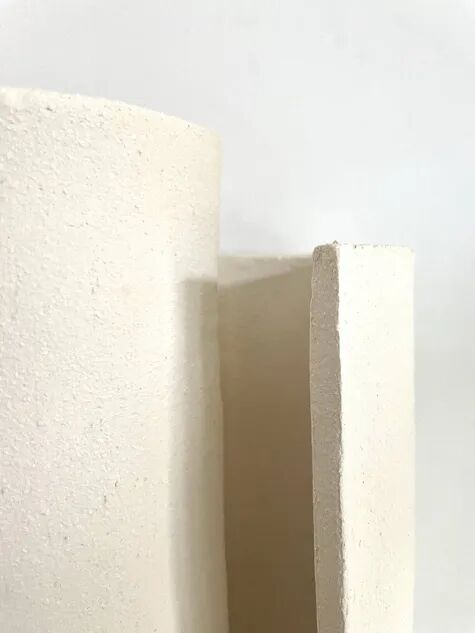 Set of two white TILE wall lights.