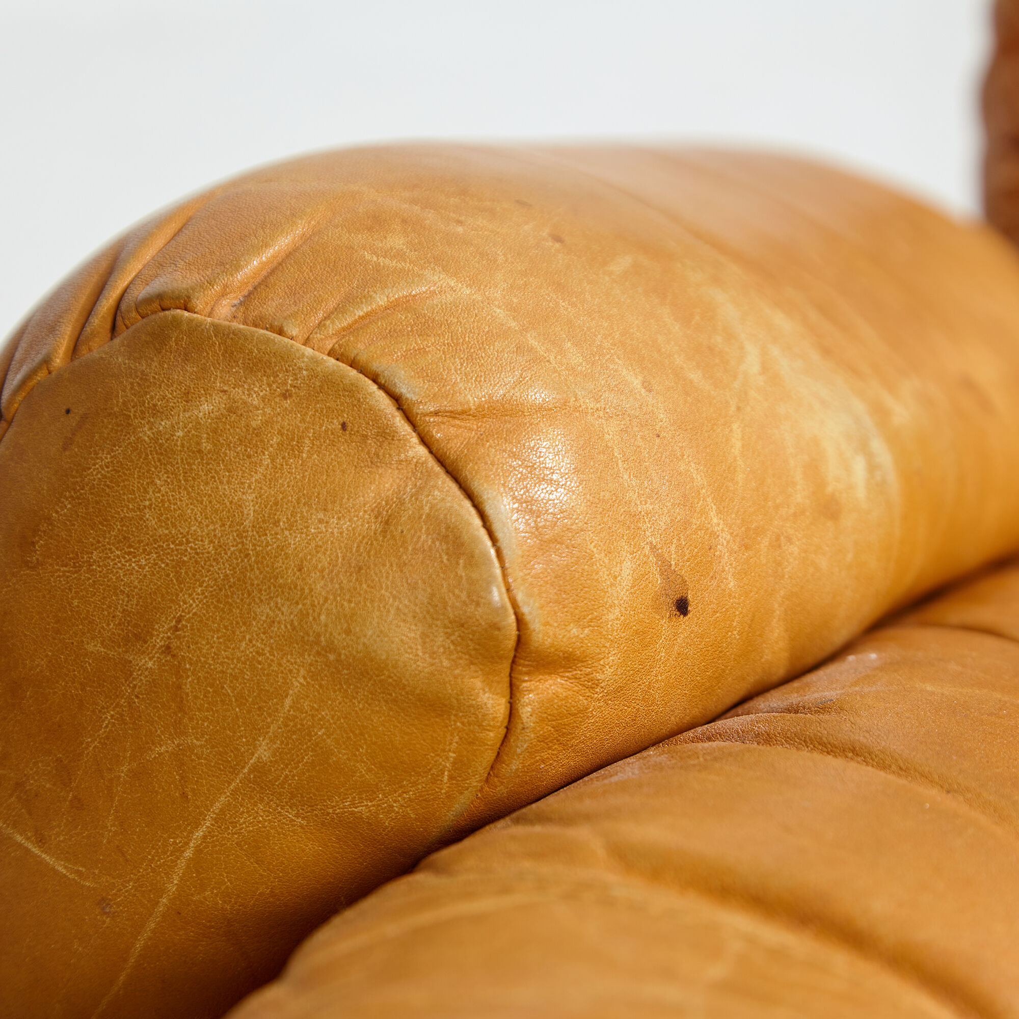 Modular leather sofa set