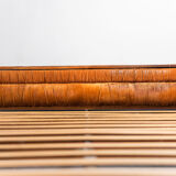 Double bed with alcantara radio 70s vintage modernariato