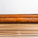 Double bed with alcantara radio 70s vintage modernariato