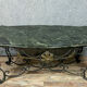 Table with a beautiful marble with green sea throat