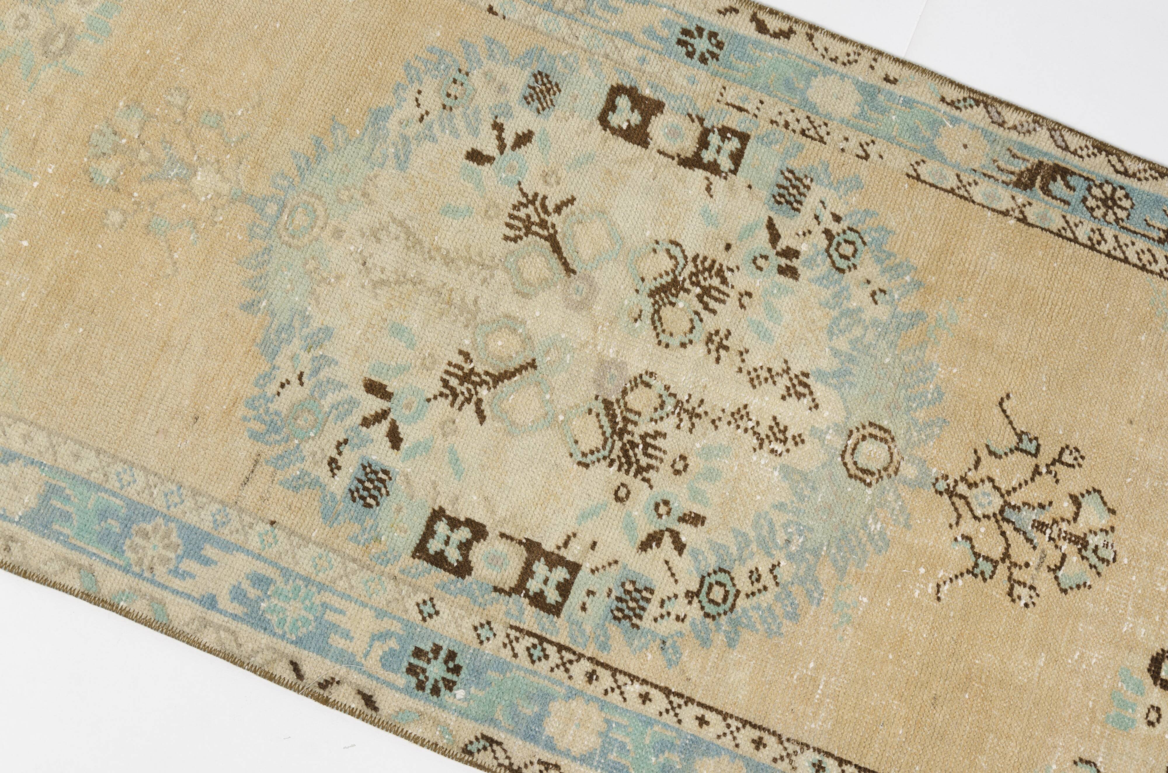 Small Antique Wool Carpet